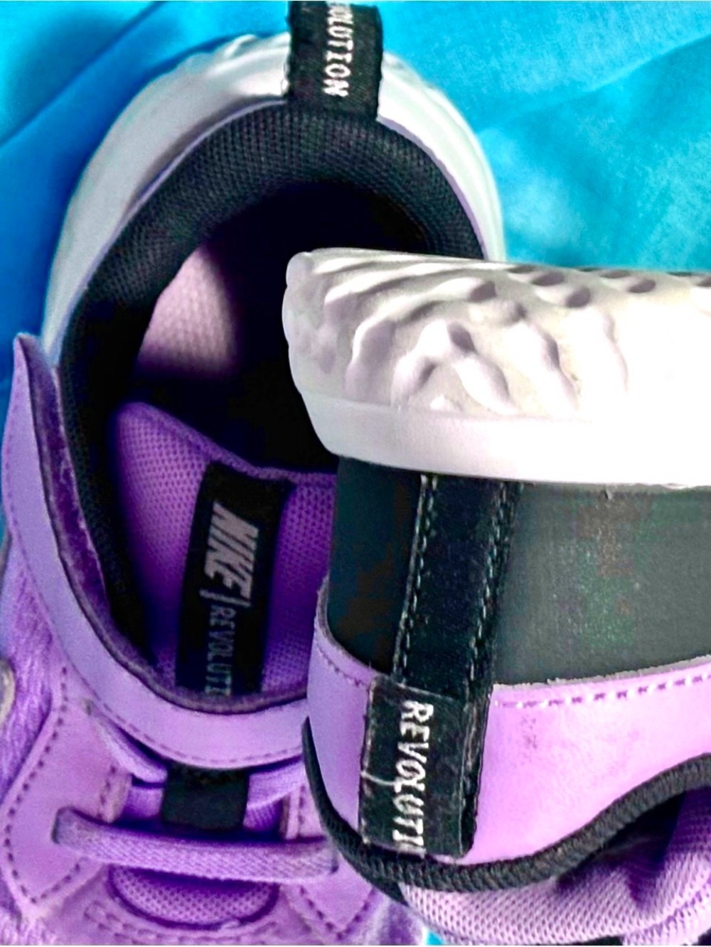 Nike Revolution 6 Lavender Mesh Sneakers | 10C - Picture 9 of 10